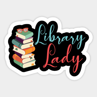 Library Lady Sticker